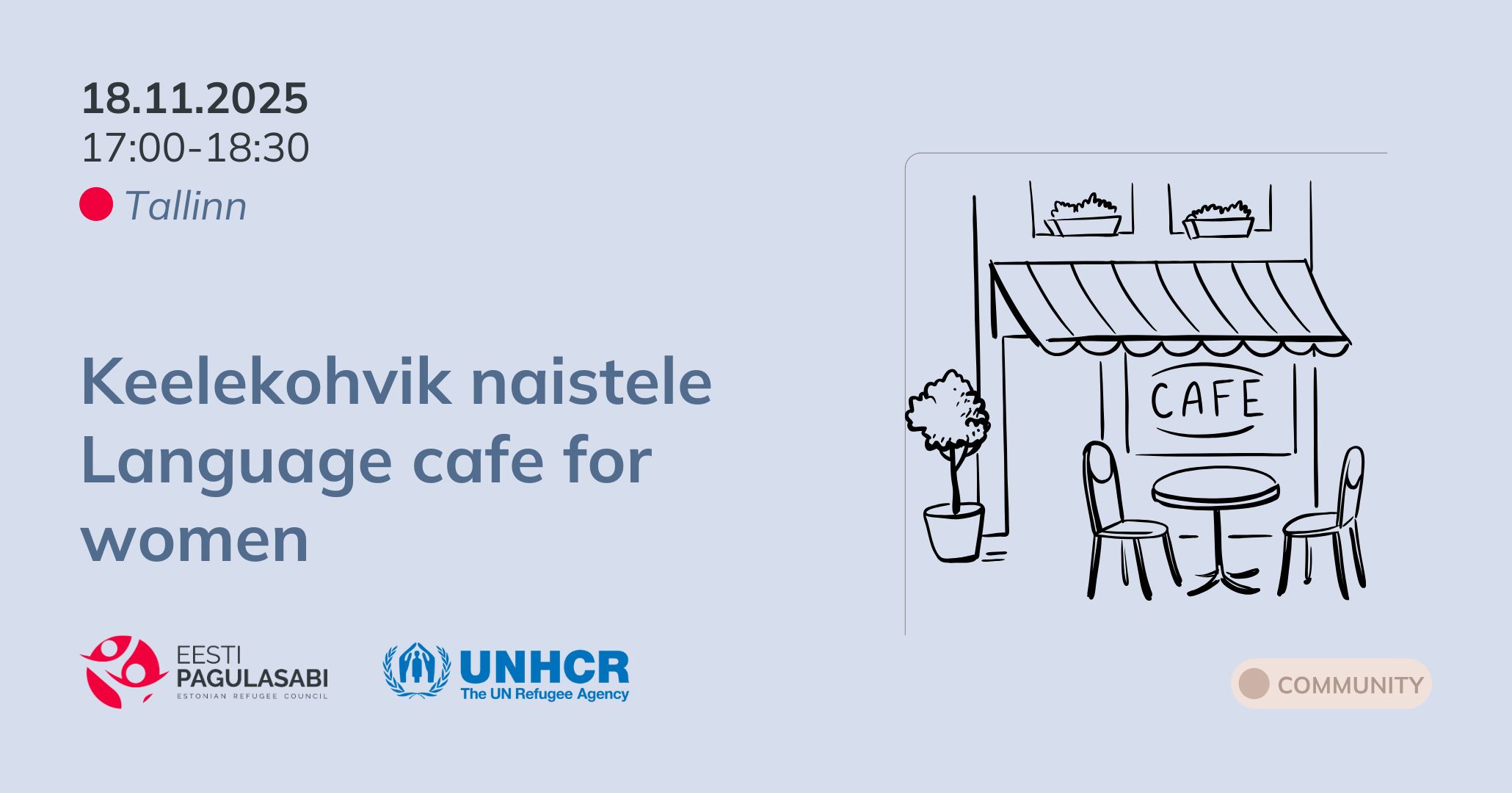 Keelekohvik naistele/ Language cafe for women
