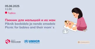 Picnic for babies and their mom`s